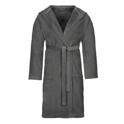 Szlafrok Texas. Szare szlafroki Vossen, s, bez wzorów, z bawełny, bez ramiączek, z kapturem. Za 358.00 zł.