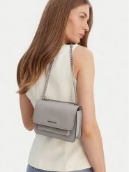 MICHAEL Michael Kors Torebka Claire 32T4SC7C1T Szary. Szare listonoszki MICHAEL Michael Kors, bez wzorów, ze skóry, bez dodatków. Za 1,018.99 zł.