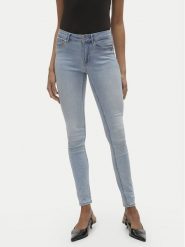Vero Moda Jeansy Flash 10300174 Niebieski Skinny Fit. Niebieskie jeansy Vero Moda, m, bez wzorów. Za 209.99 zł.