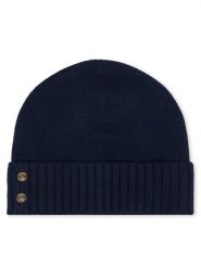 LAUREN RALPH LAUREN Czapka 454P04510005 Granatowy. Niebieskie czapki Lauren Ralph Lauren, bez wzorów, z wełny. Za 419.99 zł.