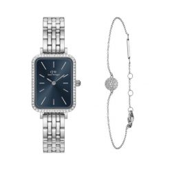 Daniel Wellington Kobietyzegarek Daniel Wellington Quadro srebrny - stal nierdzewna Zegarki damskie 1 ct Damski. Szare zegarki Daniel Wellington, srebrne. Za 1,011.99 zł.