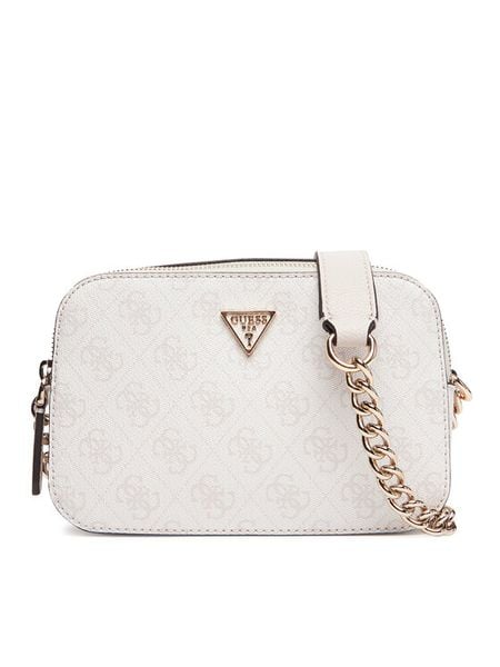 Guess Torebka Noelle II HWBG96 72140 Biały. Białe torebki klasyczne Guess, z aplikacjami, ze skóry, bez dodatków. Za 419.99 zł.