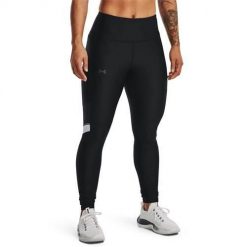 Spodnie treningowe damskie Under Armour Armour Mesh Panel. Czarne spodnie dresowe Under Armour, m, bez wzorów, z dresówki. Za 361.00 zł.