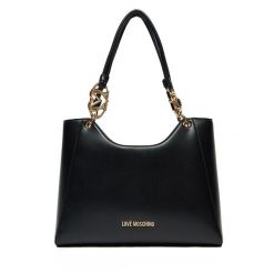 Torebka LOVE MOSCHINO. Czarne shopper Love Moschino, bez wzorów, bez dodatków. Za 609.99 zł.