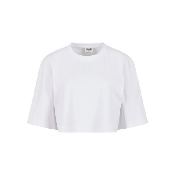 Damska koszulka z nadrukiem Urban Classics Heavy Organic. Białe koszulki sportowe Urban Classics, bez wzorów, z bawełny, bez ramiączek. Za 141.50 zł.