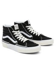 Vans Sneakersy "SK8-Hi Reconstruct" w kolorze czarnym rozmiar: 40. Czarne trampki Vans, bez wzorów, za kostkę, bez zapięcia. Za 131.12 zł.
