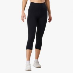 Legginsy treningowe damskie Swedemount Move 3/4 Tights szybkoschnące. Czarne legginsy SWEDEMOUNT, bez wzorów, z tkaniny. Za 152.99 zł.