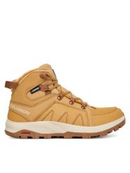 Salomon Trekkingi Outchill Climasalomon™ Waterproof L47328200 Brązowy. Brązowe trekkingi Salomon, z nubiku, trekkingowe. Za 749.99 zł.