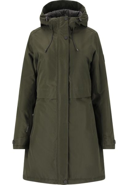 Parka dla kobiet Whistler Mullie V2 10000. Szare parki Whistler, l, z materiału, eleganckie, bez kaptura. Za 388.00 zł.