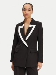 Maryley Marynarka 25EB189/43NB Czarny Regular Fit. Czarne marynarki i żakiety Maryley, m, bez wzorów, z syntetyku. Za 389.99 zł.