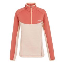Damska Bluza Szybkoschnąca Z Suwakiem Hepley. Czerwone bluzy Regatta, na zimę, bez wzorów, bez kaptura. Za 58.99 zł.