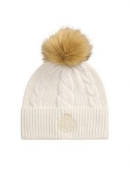 LAUREN RALPH LAUREN Czapka 454P23502003 Kremowy. Białe czapki Lauren Ralph Lauren, bez wzorów, z poliesteru. Za 379.99 zł.