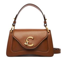 Torebka Coccinelle. Brązowe torebki klasyczne Coccinelle, bez wzorów, bez dodatków. Za 1,309.00 zł.