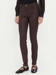 Morgan Jeansy 252-PALAO Brązowy Slim Fit. Brązowe jeansy Morgan, bez wzorów. Za 299.99 zł.