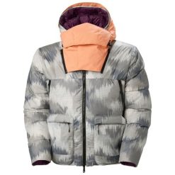 Kurtka narciarska Helly Hansen Arc. Brązowe kurtki narciarskie Helly Hansen, bez wzorów, bez kaptura, narciarskie. W wyprzedaży za 2,206.50 zł.