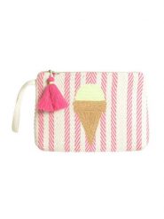 BLE Kosmetyczka w kolorze kremowo-jasnoróżowym - 26 x 18 x 3 cm rozmiar: onesize. Brązowe kufry i kosmetyczki BLE, bez wzorów, z materiału, bez dodatków. Za 42.95 zł.