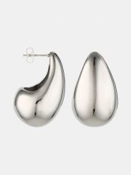 MOODE Kolczyki-wkrętki rozmiar: onesize. Szare kolczyki MOODE, ze stali. Za 84.21 zł.