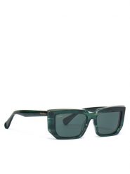 Max Mara Okulary przeciwsłoneczne MM0126 98N Zielony. Zielone okulary przeciwsłoneczne Max Mara, bez wzorów, z tworzywa sztucznego. Za 579.99 zł.