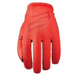 Rękawiczki XR-RIDE - CZERWONE - L/10. Czerwone rękawiczki FIVE GLOVES, bez wzorów, ze skóry, sportowe. Za 87.00 zł.