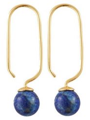 Design Letters Pozłacane kolczyki rozmiar: onesize. Niebieskie kolczyki Design Letters, pozłacane. Za 249.17 zł.