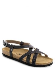 Sunbay Sandały "Primrose" w kolorze czarnym rozmiar: 37. Czarne sandały Sunbay, bez wzorów, klasyczne, z otwartym noskiem, bez obcasa, bez zapięcia. Za 145.60 zł.