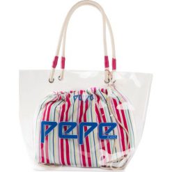 Torba plażowa Pepe Jeans. Torebki klasyczne Pepe Jeans, bez wzorów, z jeansu, bez dodatków. Za 119.00 zł.