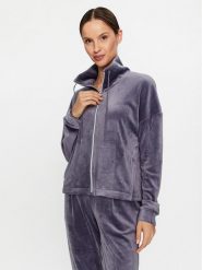 Triumph Bluza Cozy Comfort Velour Zip Jacket 10216555 Szary Regular Fit. Szare bluzy Triumph, bez wzorów, z wiskozy, bez kaptura. Za 79.99 zł.