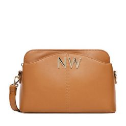 Torebka Nine West. Brązowe torebki klasyczne Nine West, bez wzorów, bez dodatków. Za 199.99 zł.