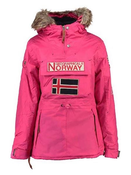 Geographical Norway Parka "Boomera" w kolorze różowym rozmiar: XL. Różowe parki Geographical Norway, xl, z futra, bez kaptura. Za 264.95 zł.