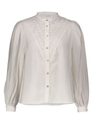 SisterS point Bluzka w kolorze kremowym rozmiar: XL. Brązowe bluzki Sisters Point, xl, bez wzorów, z koronki, bez kołnierzyka, bez ramiączek. Za 86.99 zł.