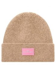 Zwillingsherz Czapka "Zwillingsherz" w kolorze beżowym rozmiar: onesize. Brązowe czapki Zwillingsherz, bez wzorów, ze skóry. Za 104.99 zł.