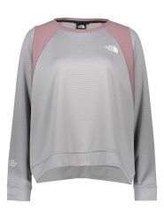 The North Face Bluza polarowa "Plus" w kolorze szaro-jasnoróżowym rozmiar: 3X. Różowe bluzy The North Face, bez wzorów, z materiału, bez kaptura. Za 149.31 zł.