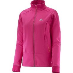 Kurtka softshell damska Salomon Momemtum techniczna. Czerwone kurtki sportowe Salomon, s, bez wzorów, z softshellu, bez kaptura, trekkingowe. Za 257.00 zł.
