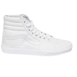 Buty sportowe do chodzenia damskie Vans Sk8-Hi W00. Białe obuwie sportowe Vans, bez zapięcia, trekkingowe, Vans SK8. W wyprzedaży za 368.70 zł.