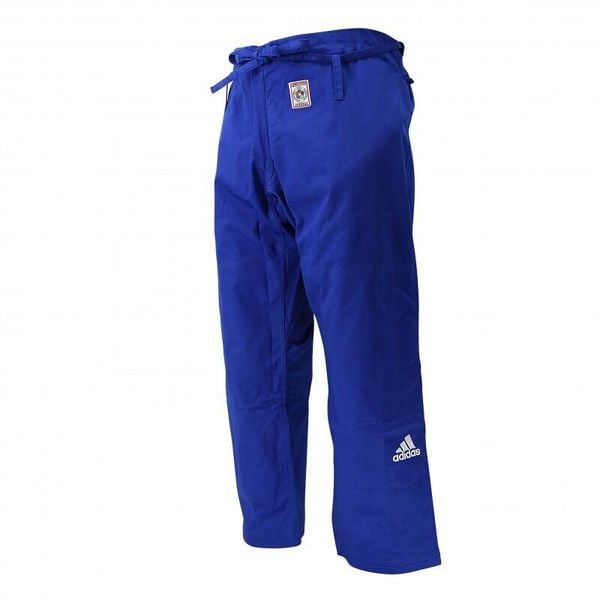 Skarpety Judogi adidas IJF. Niebieskie skarpety Adidas, bez wzorów, z bawełny. Za 317.50 zł.