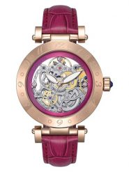 Empress Zegarek automatyczny "Theodora" w kolorze różowozłoto-różowym rozmiar: onesize. Różowe, analogowe zegarki Empress, ze stali. Za 587.99 zł.