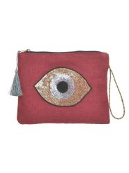 BLE Kosmetyczka w kolorze czerwonym - 25 x 20 x 1 cm rozmiar: onesize. Czerwone kufry i kosmetyczki BLE, bez wzorów, z materiału, bez dodatków. Za 77.95 zł.