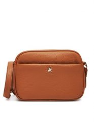 Beverly Hills Polo Club Torebka CEO-BHPC-C-012-08 Brązowy. Brązowe torebki klasyczne Beverly Hills Polo Club, bez wzorów, z materiału, bez dodatków. Za 179.99 zł.