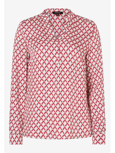 More & More Bluzka w kolorze czerwono-białym rozmiar: 34. Białe bluzki More & More, s, bez wzorów, z wiskozy, klasyczne, bez kołnierzyka, bez ramiączek. Za 78.84 zł.