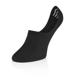 Skarpetki stopki unisex Brubeck Merino Wool. Czarne skarpety Brubeck, bez wzorów, z elastanu. Za 24.99 zł.
