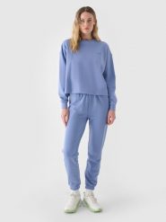 4F Spodnie dresowe joggery damskie - niebieskie XXL. Niebieskie spodnie dresowe 4f, na co dzień, l, bez wzorów, z bawełny. W wyprzedaży za 59.99 zł.