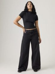 Levi's Dżinsy "'94" - Baggy fit - w kolorze antracytowym rozmiar: W25/L31. Czarne jeansy Levi's®, l, z aplikacjami. Za 179.95 zł.