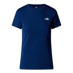 The North Face Koszulka S/S Simple Dome Nf0A87Nhd1R. Niebieskie koszulki sportowe The North Face, bez wzorów, bez ramiączek. Za 100.99 zł.