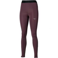 Damskie legginsy Mizuno Core Impulse. Fioletowe legginsy Mizuno, l, bez wzorów, z materiału, do biegania. Za 248.50 zł.