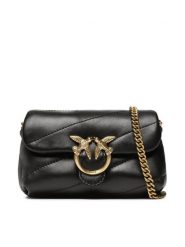 Pinko Torebka Love Micro Puff C PE 23 PCPL 100041 A0F2 Czarny. Czarne torebki klasyczne Pinko, bez wzorów, ze skóry, bez dodatków. Za 739.99 zł.