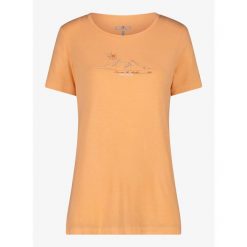 Koszulka z nadrukiem damska CMP Soraka T-Shirt. Brązowe koszulki sportowe CMP, bez wzorów, bez ramiączek. Za 151.99 zł.