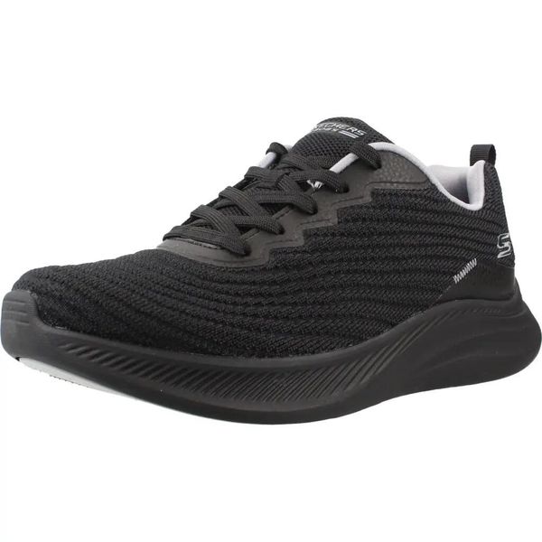 Buty SKECHERS BOBS FLEXMELLOW Czarny. Czarne trekkingi Skechers, z tkaniny, na fitness i siłownię. Za 246.99 zł.