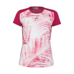 T-shirt damski TIE-BREAK. Czerwone t-shirty Head, xl, bez wzorów, z elastanu, bez kołnierzyka, bez ramiączek. W wyprzedaży za 140.00 zł.