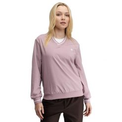 Damska przeciwwiatrowa bluza golfowa Siroko Stinger-W Pink. Czerwone bluzy SIROKO, bez wzorów, prążkowane, bez kaptura. Za 211.00 zł.
