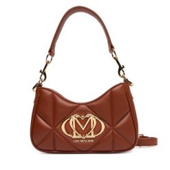 Torebka LOVE MOSCHINO. Brązowe torebki klasyczne Love Moschino, bez wzorów, bez dodatków. Za 1,019.00 zł.